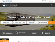 Tablet Screenshot of cars-de-france.com